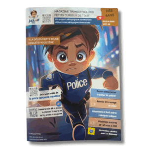 Magazine pour enfant à la découverte du métier de policier 2024-8