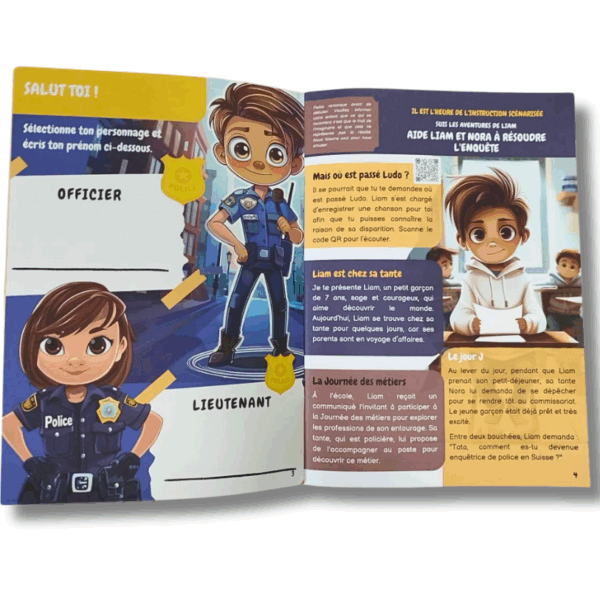Magazine pour enfant à la découverte du métier de policier 2024-8 – Image 6