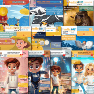 Magazine pour enfant - offre collection de neuf magazines
