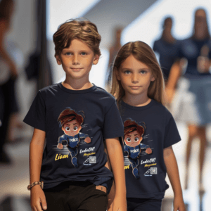 T-shirt pour enfant - Liam en policier