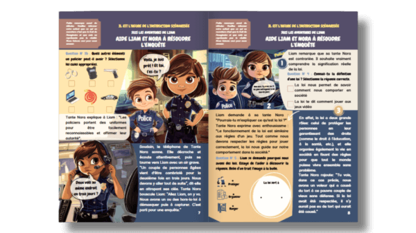 Magazine pour enfant à la découverte du métier de policier 2024-8 – Image 3