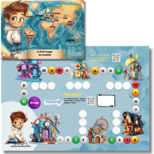 Planche de jeu + Carte des Inventions – Format A3