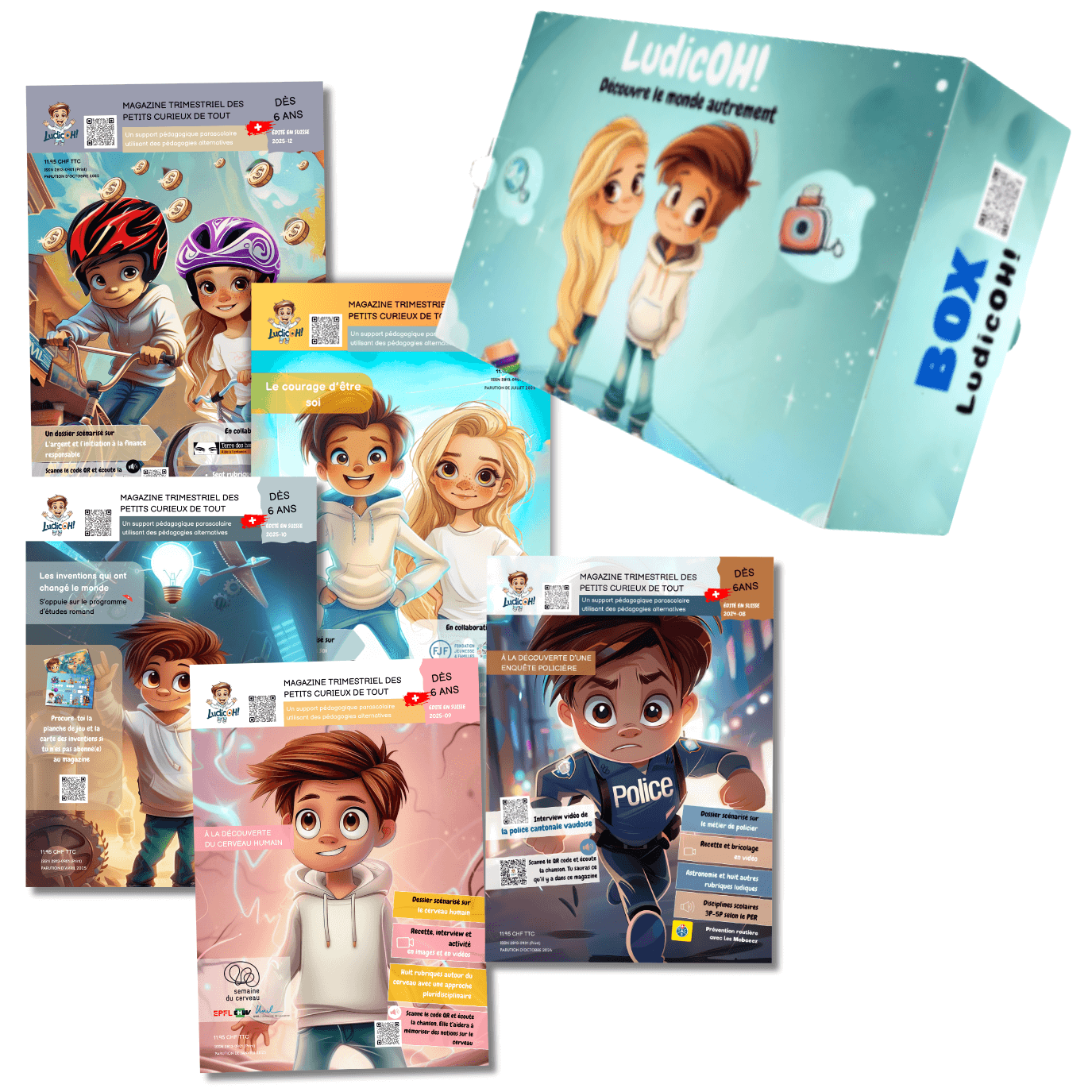 Pack de 5 magazines nouveau format