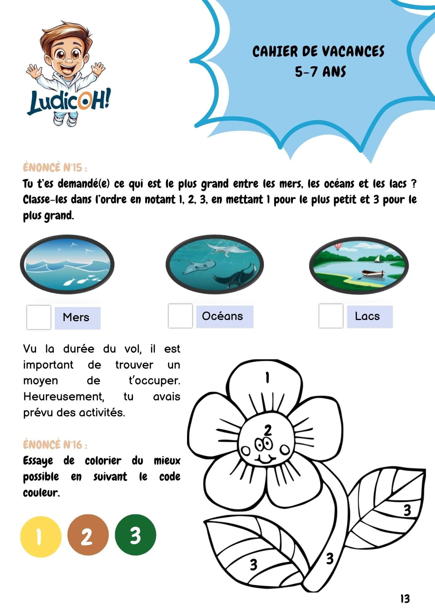 Cahier de vacances LudicOH! (5-7 ans) – Un voyage éducatif au Canada – Image 7